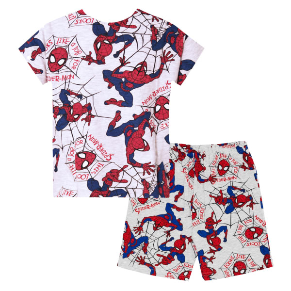 Spider-Man Boys Short-Sleeved Pyjama Set (7-8 Years)