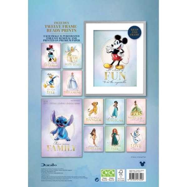 Disney Deluxe 2025 Wall Calendar