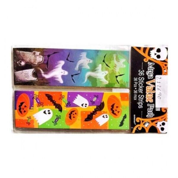 Amscan Stripe Halloween Stickers (Pack of 36)