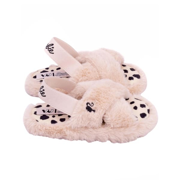 Barbie Girls Faux Fur Slip-on Slippers (7)