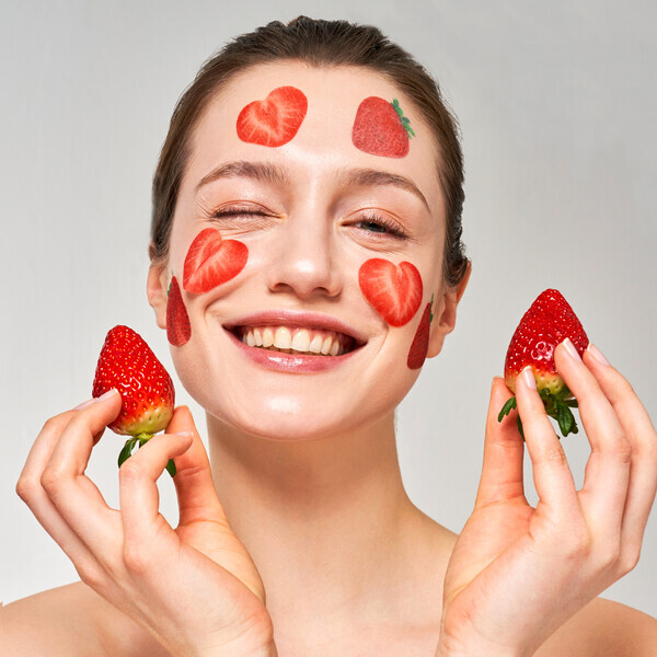 Kocostar Slice Mask Makeup Prep Facial Mask - Strawberry 6 slices