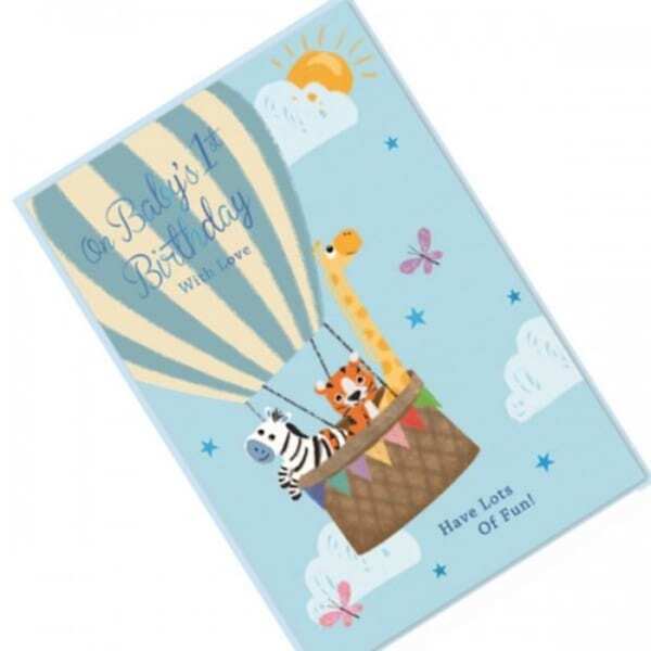 Simon Elvin On Babys 1st Birthday With Love Card (Pack of 6)