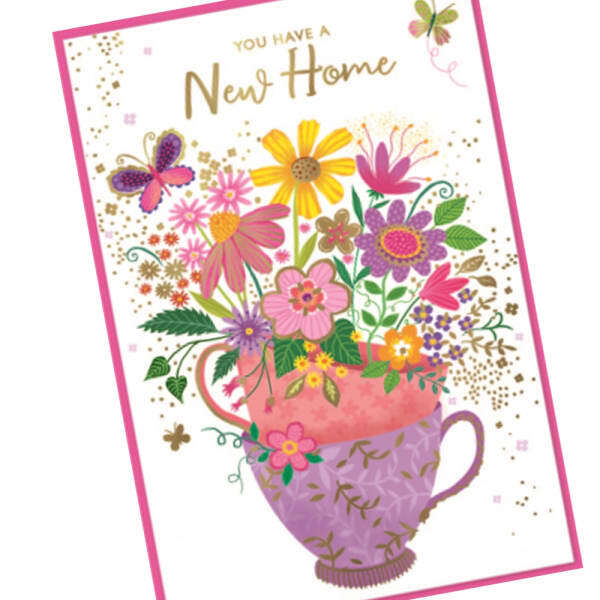 Simon Elvin You Have A New Home Card (Pack of 6)