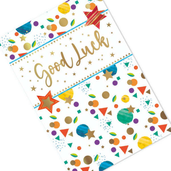 Simon Elvin Wishing You Good Luck Card (Pack of 6)