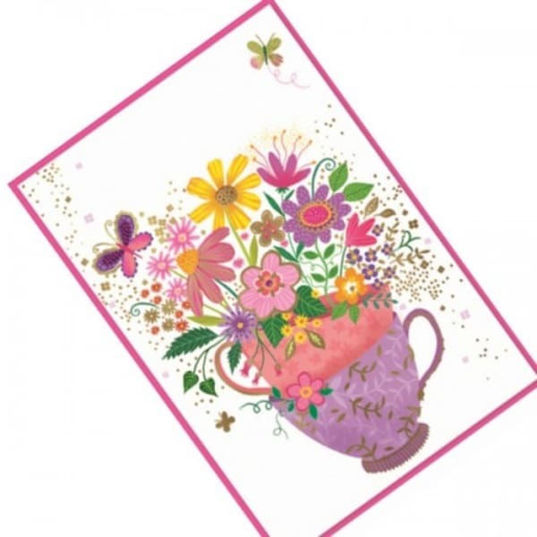 Simon Elvin Vase Card (Pack of 6)