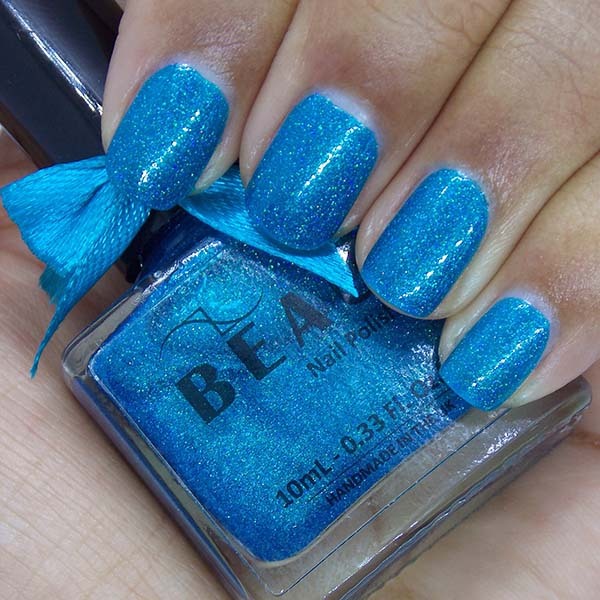 BEAU Polish Blue My Mind Holo Nail Polish 10ml