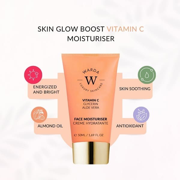 Warda Skin Glow Boost Vitamin C Moisturiser 50ml