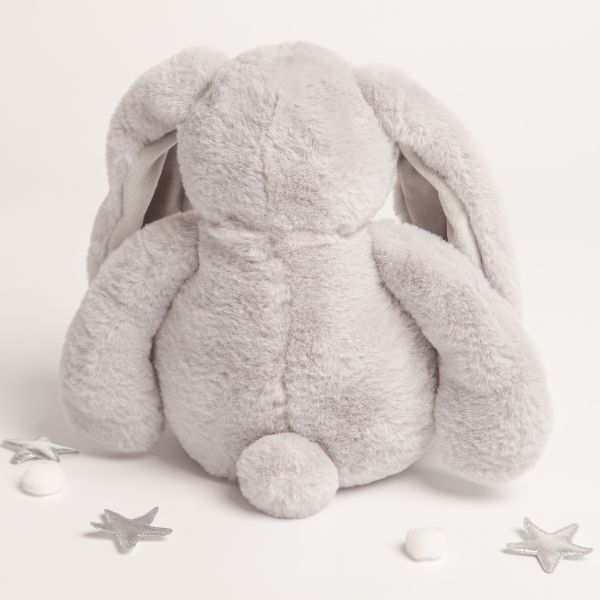 Babbico Gift Boxed Bertie The Bunny Grey Soft Plush Toy