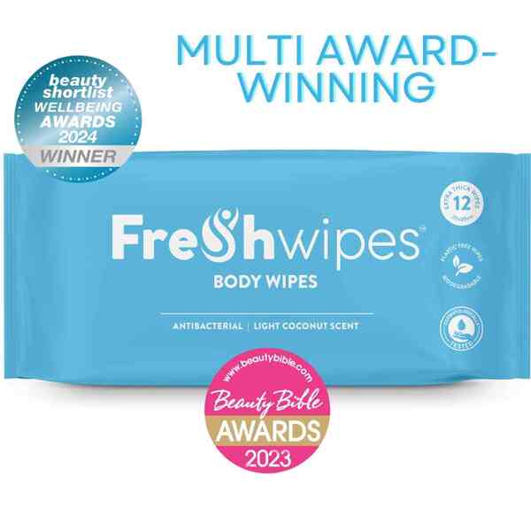 Freshwipes Body Wipes - Coconut 12 Wipes