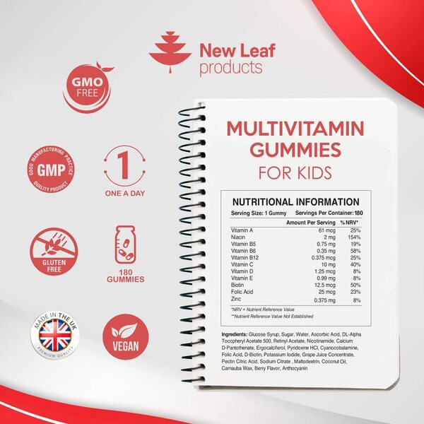 New Leaf - Multivitamin Gummies for Kids Six Months Supply