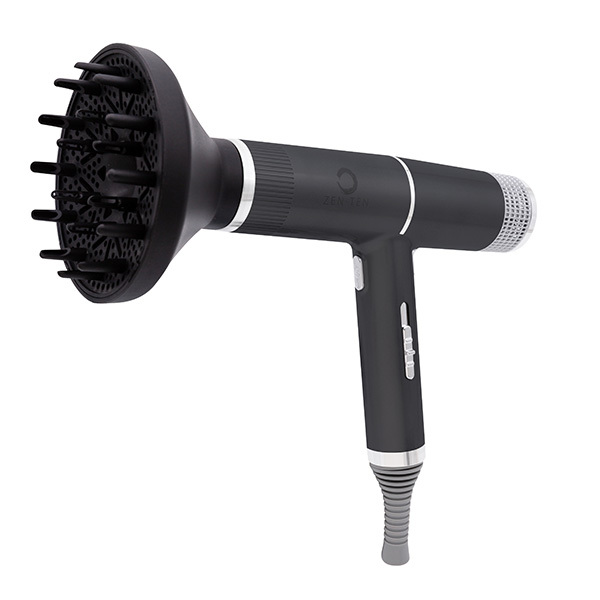 Zenten New Concept T-Shape Lightweight Hair Dryer Gunmetal