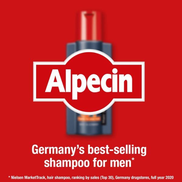 Alpecin Caffeine Shampoo XXL 3x 375ml | Prevents Hair Loss