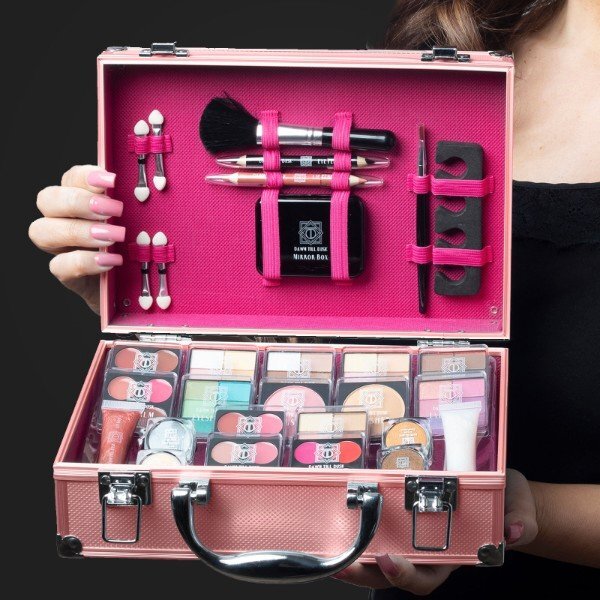 Envie Make Up Vanity Case 80pc - Rose Gold