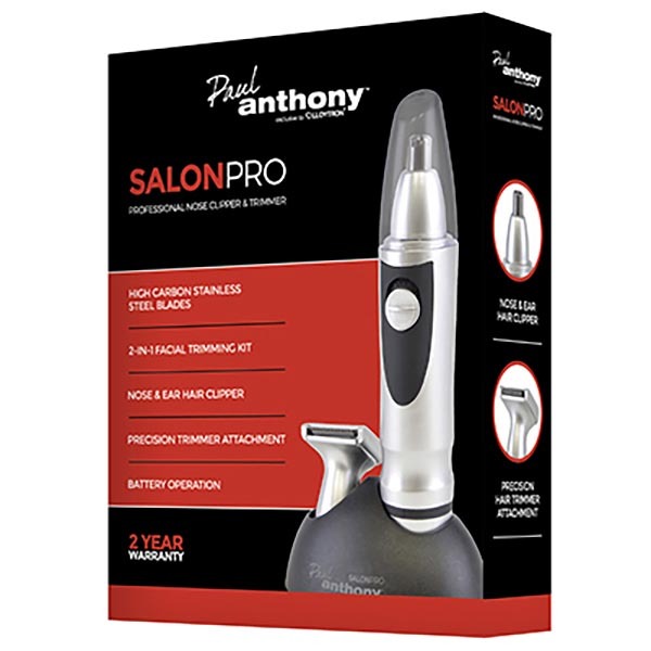 Paul Anthony Salon Pro Battery Operated Nose & Beard Trimmer