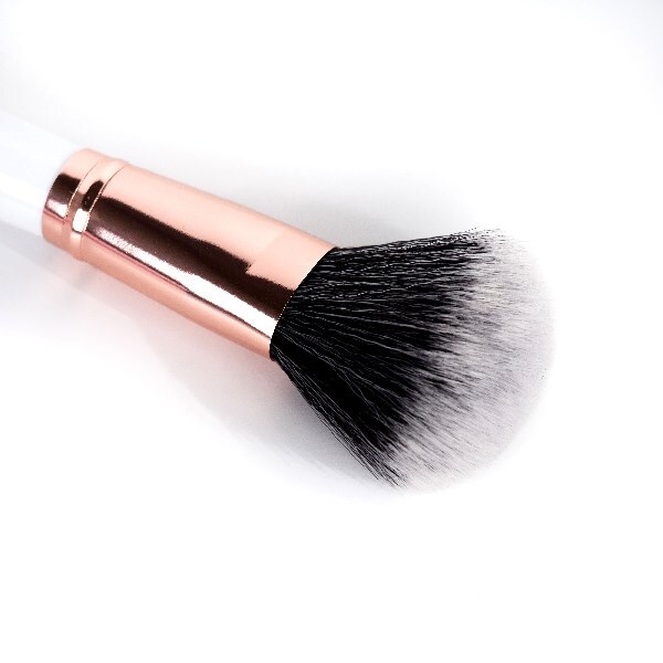 Brushworks White & Gold Powder Brush