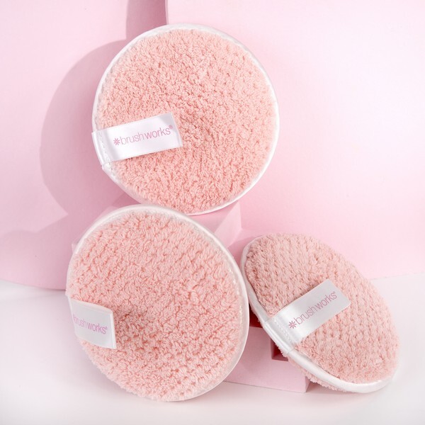 Brushworks Reusable Makeup Remover Pads (Pack of 3)