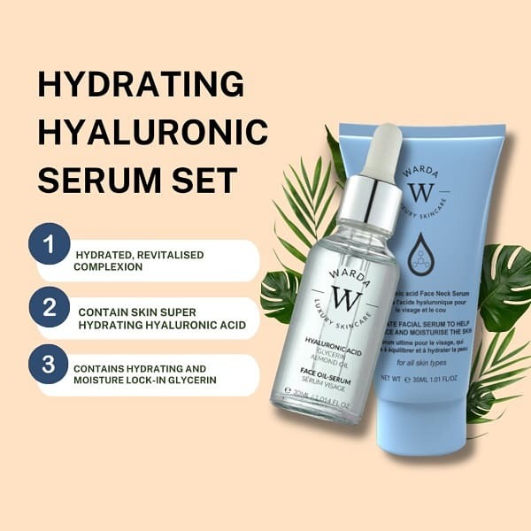 WARDA Hyaluronic Acid Hydration Boost Oil Serum 30ml + Serum