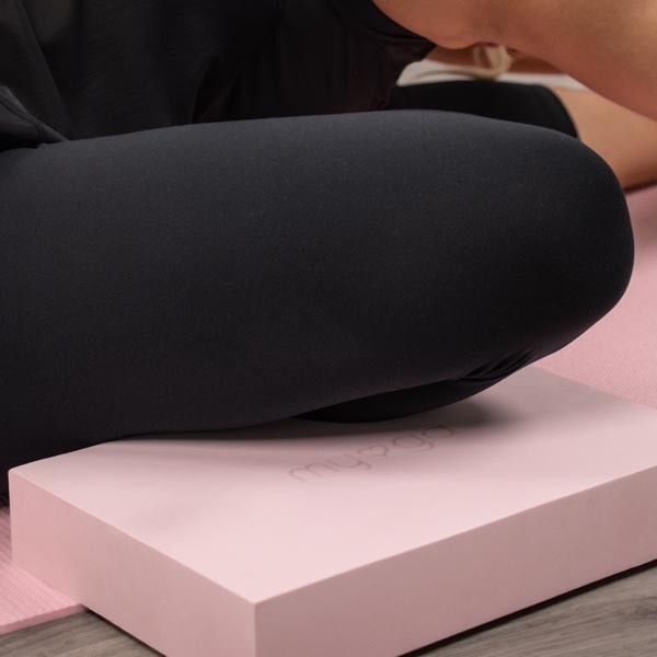 Myga Extra Large Foam Yoga Block - Dusty Pink