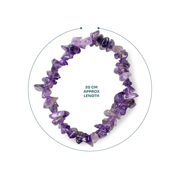 Myga Chip Bracelet - Amethyst