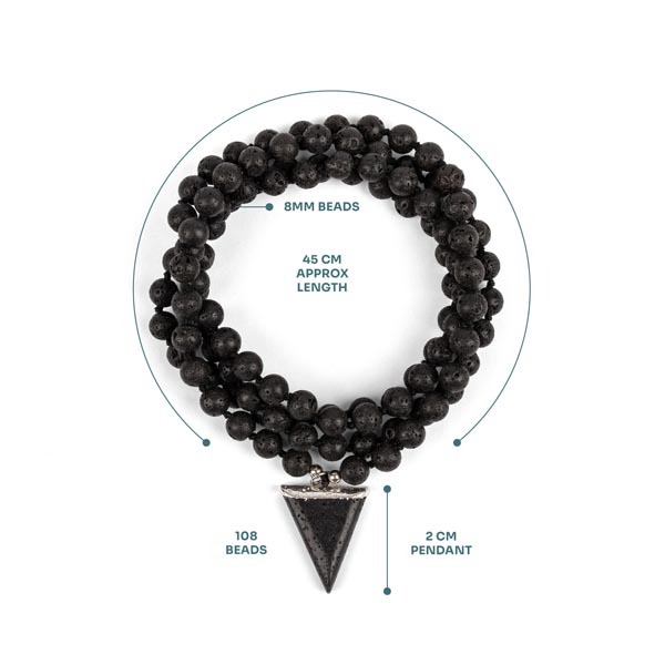 Myga Strength Bead Necklace