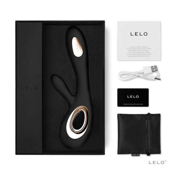 Lelo Soraya Wave Luxurious Rabbit Black