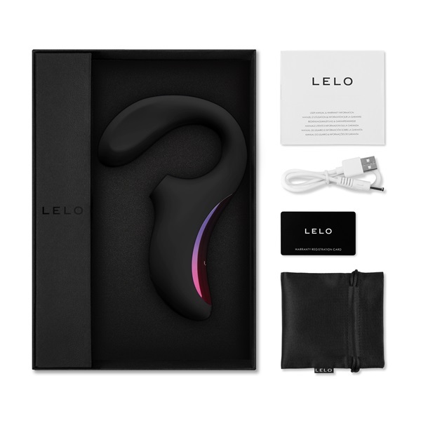 Lelo Enigma Dual Stimulation Sonic Massager Deep Rose