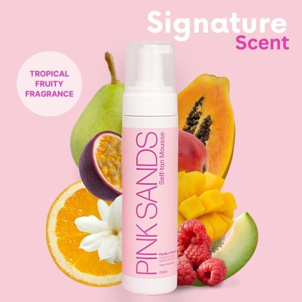 Pink Sands Tanning Mousse  Light to Ultra Dark 200ml