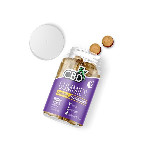 CBDfx Chamomile & Passionflower Sleep Gummies X60 1500Mg