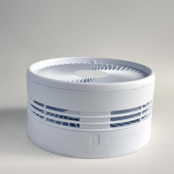 Lifemax Foldaway Fan, Rechargeable, 12h Run, Extend to 90cm