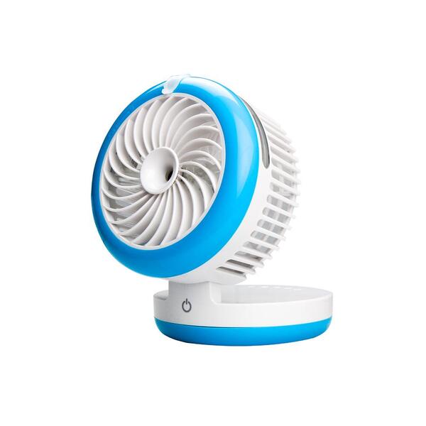 Lifemax Mist Fan, Tall, Rechargeable, 8 Hour Run, Quiet Use