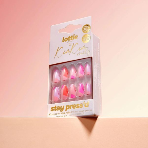 Lottie London X Kimkim Stay Press On Nails Block Party