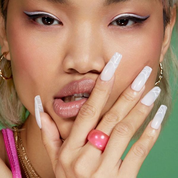 Lottie London X Chaun Legend Stay Press On Nail French Twist