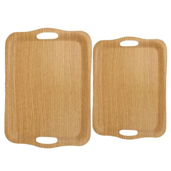 Lifemax Non-Slip Tray (Oak - 42.5x30.5)