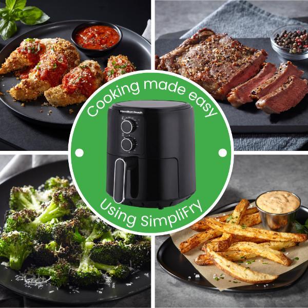 Hamilton Beach Simplifry 4.2L Manual Air Fryer