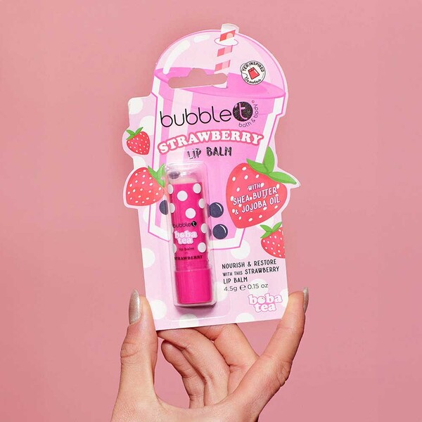 Bubble T Cosmetics Strawberry Lip Balm (4.5g)