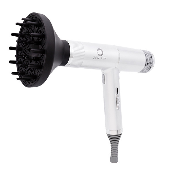 Zenten New Concept T-Shape Lightweight Hair Dryer White