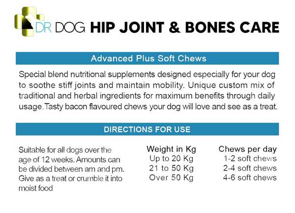 DR DOG Joint Supplement - Chondroitin - Glucosamine