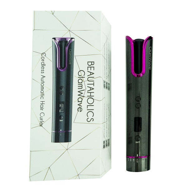 Beautaholics GlamWave Cordless Automatic Hair Curler