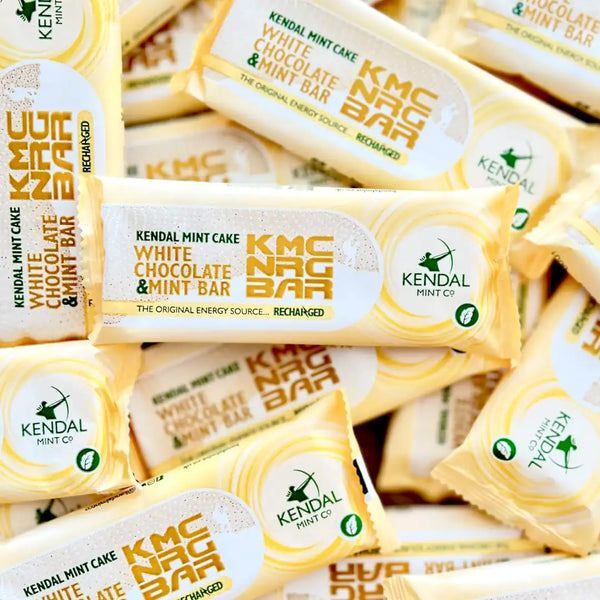 KMC NRG Bar Kendal Mint Cake Energy Bars White Chocolate - 6