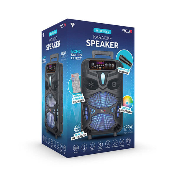 RED5 Bluetooth Karaoke Speaker with Mic