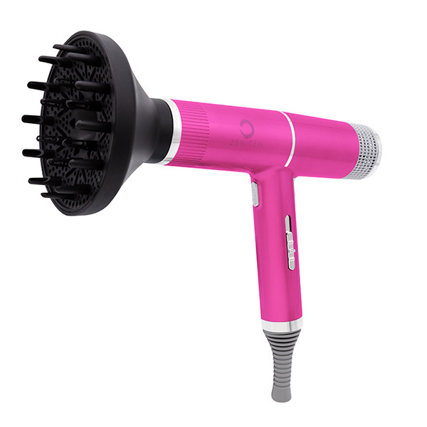 Zenten New Concept T-Shape Lightweight Hair Dryer HOT PINK