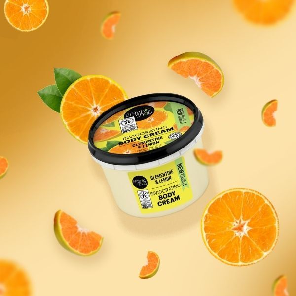 Organic Shop Invigorating Body Cream Clementine&Lemon 250ml