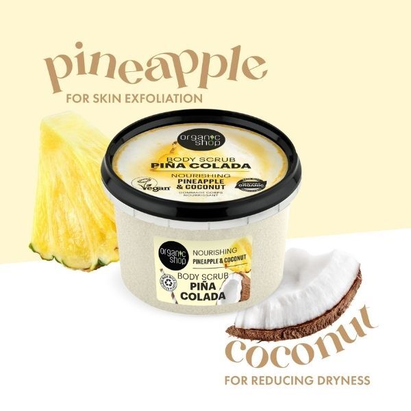 Organic Shop Pina Colada Body Scrub Pineapple&Coconut 250ml