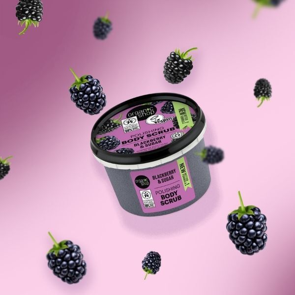 Organic Shop Polishing Body Scrub Blackberry 250ml