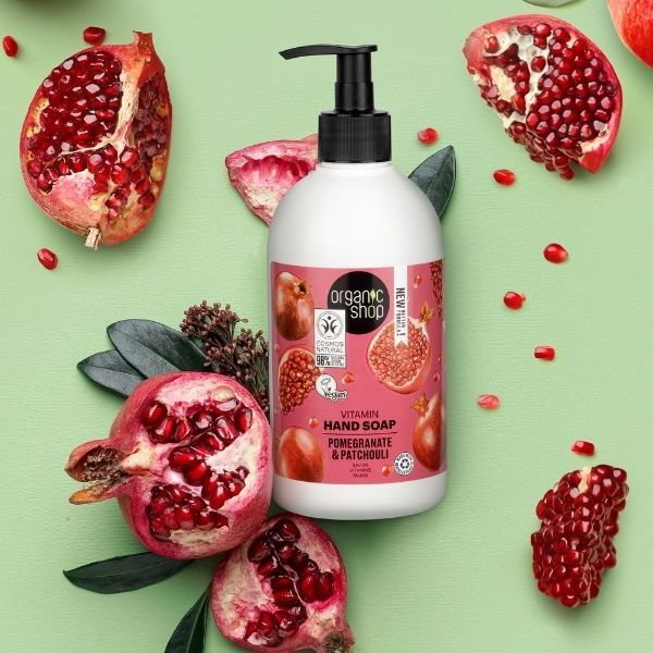 Organic Shop Vitamin Hand Soap Pomegranate & Patchouli 500ml