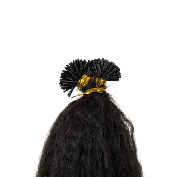 House Of Hair UK Kinky Straight Ebony I-Tip Strands 14