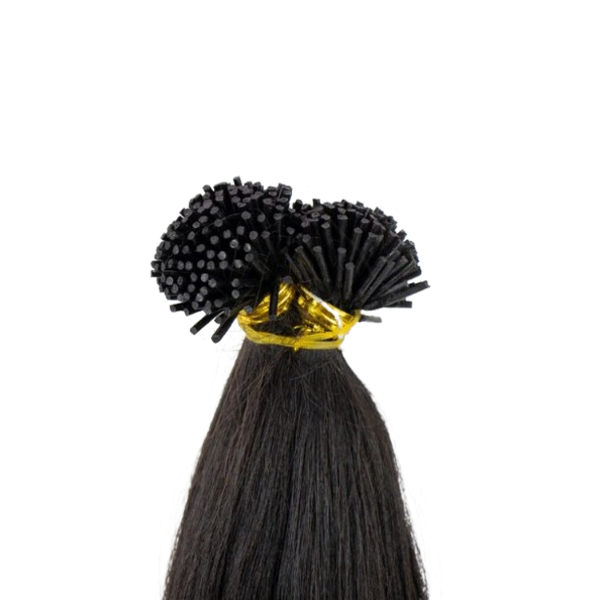 House Of Hair UK Yaki Ebony I-Tip Strands 20