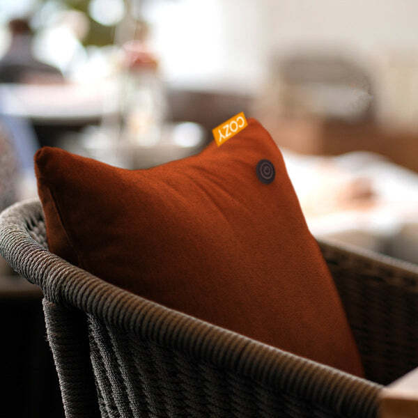 Bodi-Tek Cozy Heated Cushion TOVE (60cm x 45cm) - Orange