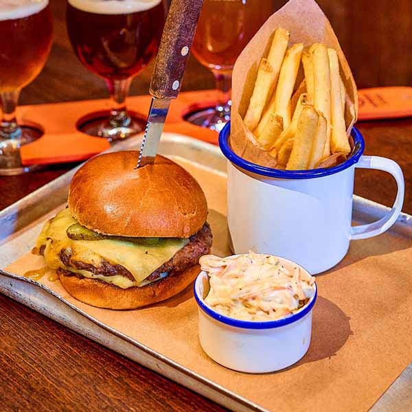 Find Me a Gift Gourmet Burger Meal & Craft Beer for 2 Gift