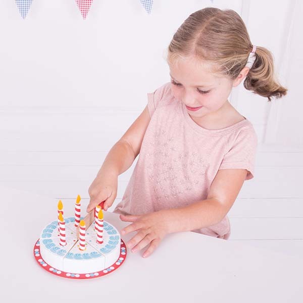 Bigjigs Toys Wooden Birthday Cake Toy